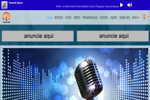 A 87FM está com novo site!